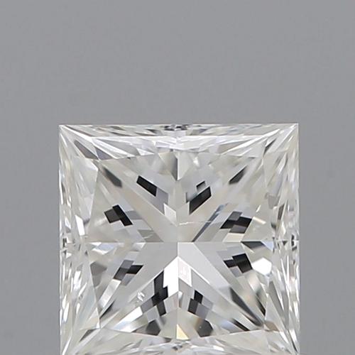 0.6 carat G-SI2 Natūralus Princess Deimantas (1)