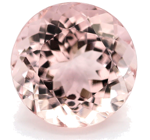 3.83 carat PINK Round Morganite (1)