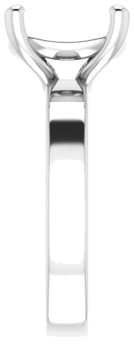 Sužadėtuvių Žiedas „Solitaire“ 950 Platinos Cushion 10mm (4)