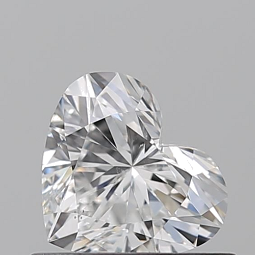 0.57 carat F-SI1 Natūralus Heart Deimantas (1)