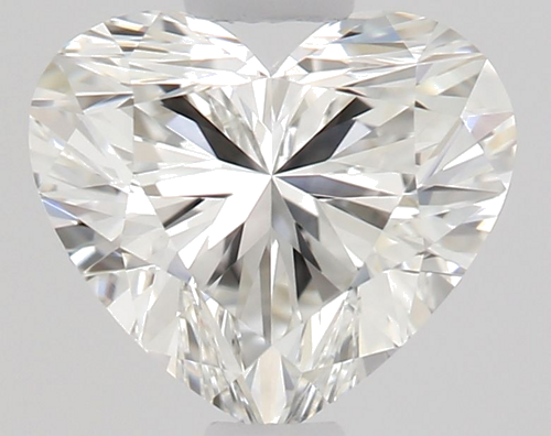 0.62 carat H-VVS2 Natūralus Heart Deimantas (1)