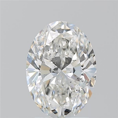 2.21 carat H-SI2 Natūralus Oval Deimantas (1)