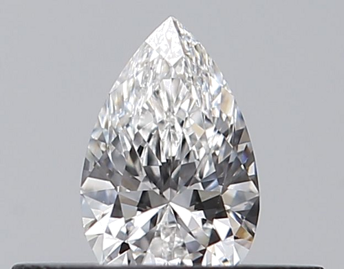 0.23 carat E-VVS1 Natūralus Pear Deimantas (1)