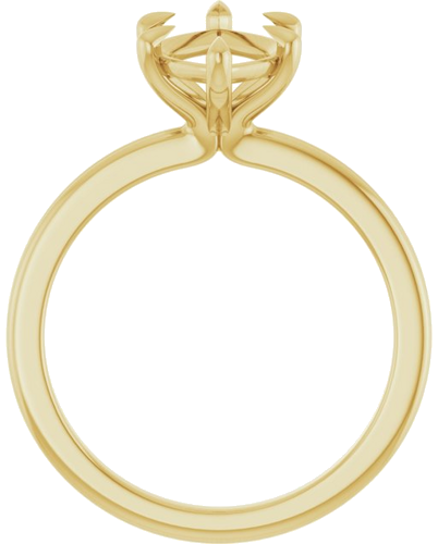 Sužadėtuvių Žiedas „Claw-Prong Solitaire“ 14k yellow gold Marquise 14mm x 7mm (2)