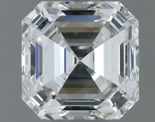 1.0 carat H-VS1 Natūralus Asscher Deimantas (1)