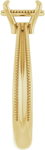 Sužadėtuvių Žiedas „Solitaire“ 585 Geltonojo Aukso Oval 8mm x 6mm (4)