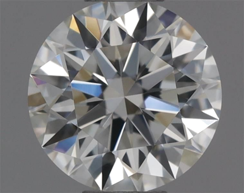 0.34 carat H-IF Excellent cut Natūralus Round Deimantas (1)