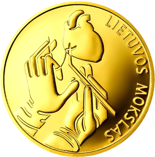 2012 Хирургия Литва 10 литов золотая монета PF 69 ULTRA CAMEO (3)