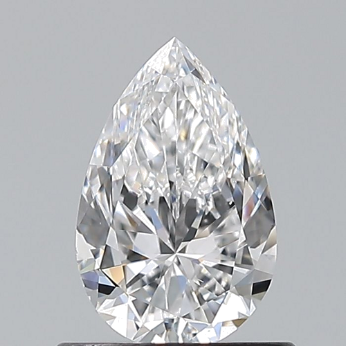 0.7 carat D-VS2 Natūralus Pear Deimantas (1)