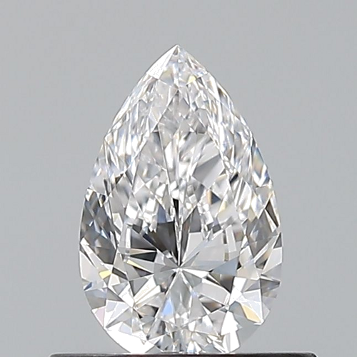 0.5 carat E-VVS2 Natūralus Pear Deimantas (1)