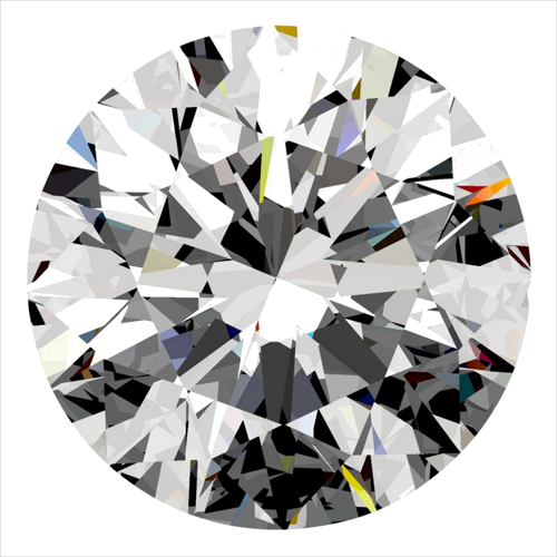 0.3 carat G-SI1 Excellent cut Natūralus Round Deimantas (1)