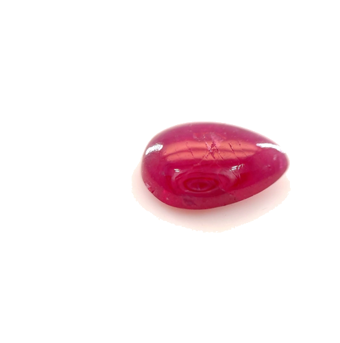 1.31 carat RED CABOCHON cut Pear Rubinas (1)