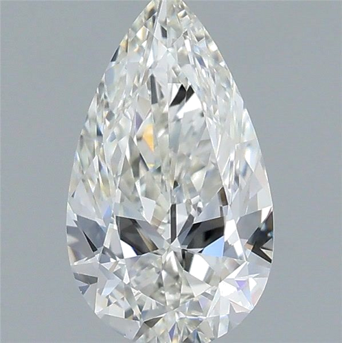 0.6 carat I-VS2 Natūralus Pear Deimantas (1)