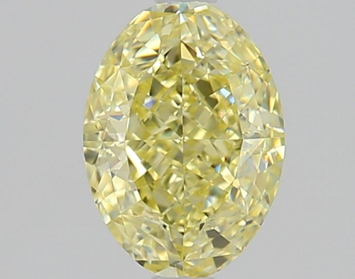 1.21 carat Fancy Yellow-VVS2 Natūralus Oval Deimantas (1)