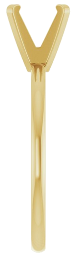Sužadėtuvių Žiedas „Solitaire“ 14k yellow gold Round 6.4mm (4)