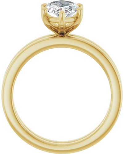 Sužadėtuvių Žiedas „Solitaire“ 14k yellow gold Marquise 13mm x 6.5mm (7)