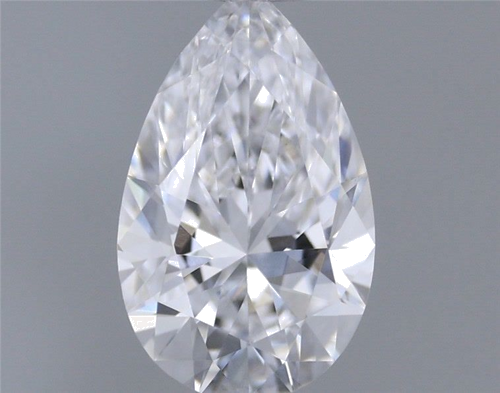0.3 carat D-VVS1 Natūralus Pear Deimantas (1)