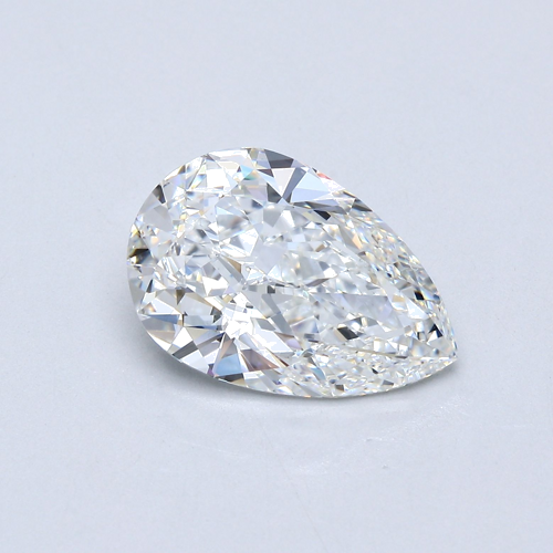 4.1 carat F-VS2 Natūralus Pear Deimantas (1)