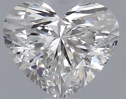 0.5 carat H-SI1 Natūralus Heart Deimantas (1)