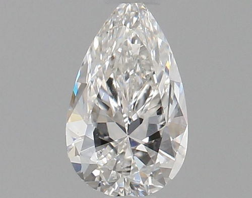 0.42 carat F-VS1 Natūralus Pear Deimantas (1)