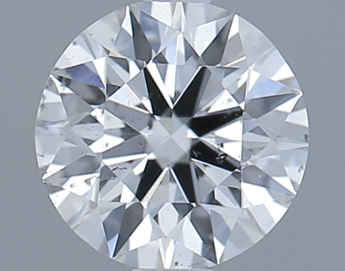 0.53 carat G-SI2 Excellent cut Natūralus Round Deimantas (1)
