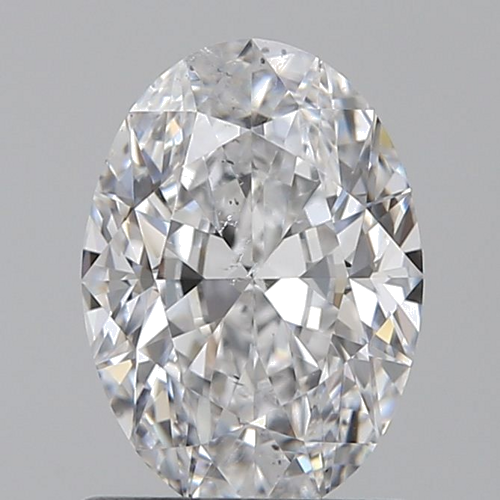 0.9 carat D-SI2 Natūralus Oval Deimantas (1)