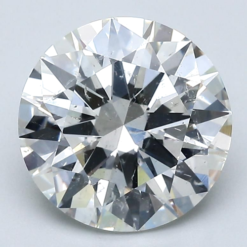 3.01 carat H-SI2 Excellent cut Natūralus Round Deimantas (1)