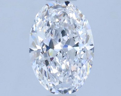 0.5 carat D-VVS1 Natūralus Oval Deimantas (1)