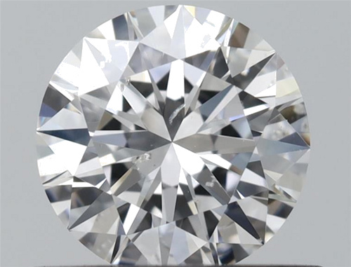 0.5 carat F-SI2 Excellent cut Natūralus Round Deimantas (1)