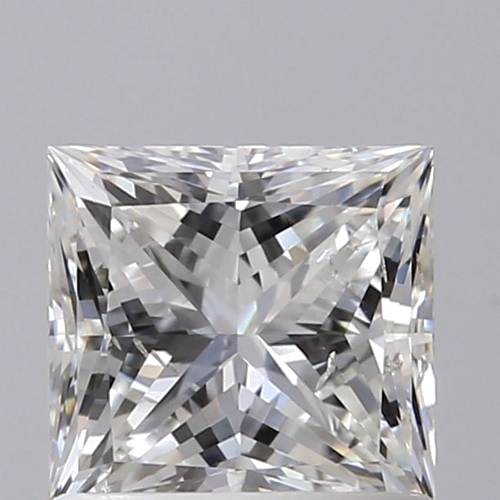 1.01 carat F-SI2 Natūralus Princess Deimantas (1)