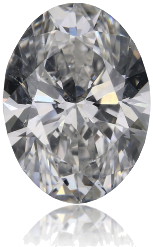 0.38 carat E-SI2 Natūralus Oval Deimantas (1)
