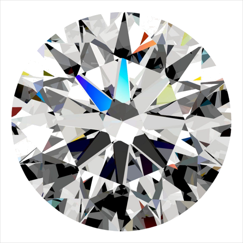 0.3 carat H-VS1 Excellent cut Natūralus Round Deimantas (1)