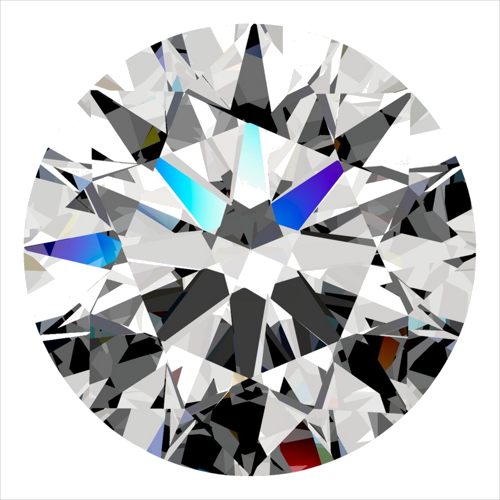 0.34 carat E-VS1 Excellent cut Natūralus Round Deimantas (1)