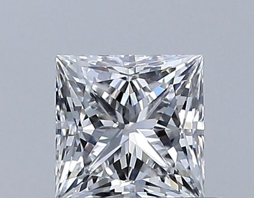0.51 carat E-VS2 Natūralus Princess Deimantas (1)