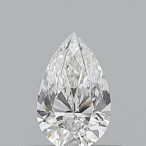 0.5 carat D-VVS1 Natūralus Pear Deimantas (1)