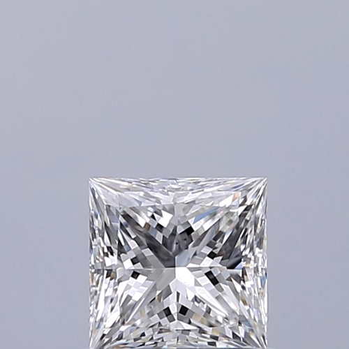 0.52 carat F-VVS1 Natūralus Princess Deimantas (1)