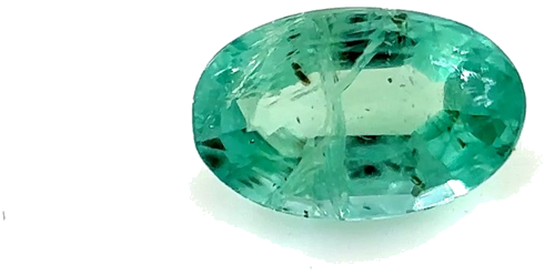 0.39 carat GREEN Oval Smaragdas (1)