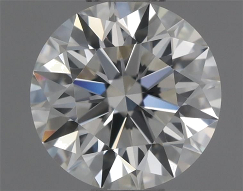 0.43 carat H-IF Excellent cut Natūralus Round Deimantas (1)