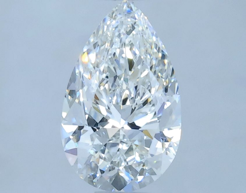 0.62 carat G-VVS1 Natūralus Pear Deimantas (1)