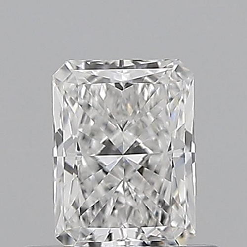 0.51 carat E-VVS1 Natūralus Radiant Deimantas (1)