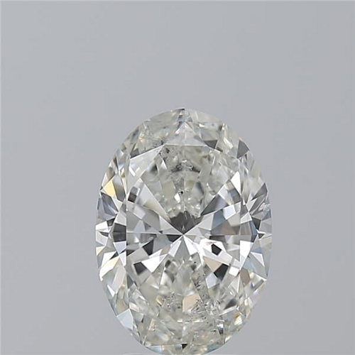 3.01 carat I-SI2 Natūralus Oval Deimantas (1)