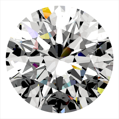 0.32 carat E-VS2 Excellent cut Natūralus Round Deimantas (1)
