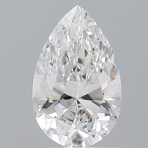 0.59 carat D-VVS1 Natūralus Pear Deimantas (1)