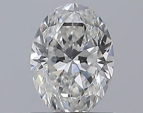 0.9 carat G-SI1 Natūralus Oval Deimantas (1)