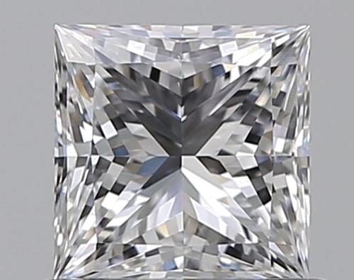 0.72 carat D-VS1 Natūralus Princess Deimantas (1)