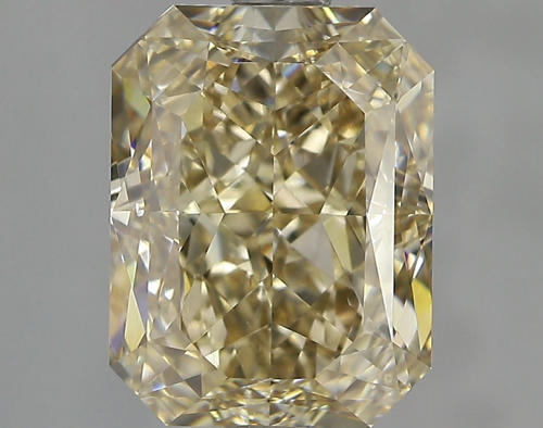 3.1 carat Fancy Light Brown-SI1 Natūralus Radiant Deimantas (1)