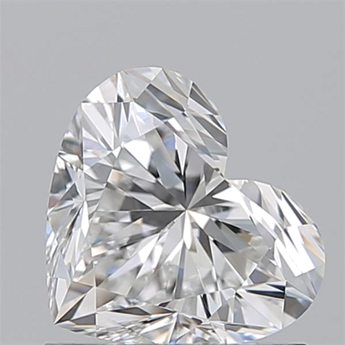 1.01 carat F-VVS2 Natūralus Heart Deimantas (1)