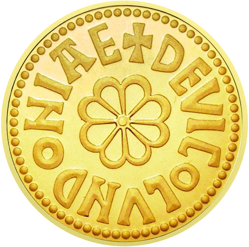 1 Penny Kenulfo Great Britain Gold Coin (1)