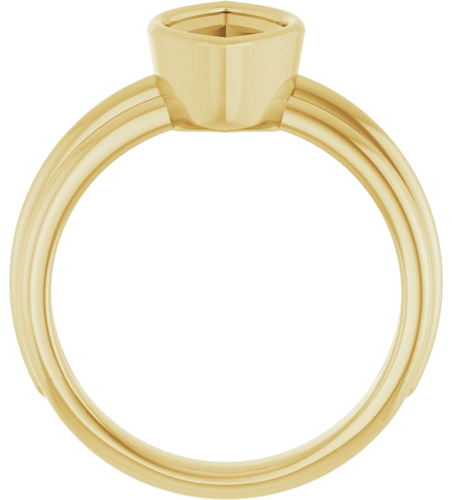 Sužadėtuvių Žiedas „Bezel-Set Solitaire“ 10k yellow gold Marquise 12mm x 6mm (2)