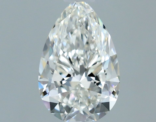 0.51 carat G-VVS2 Natūralus Pear Deimantas (1)